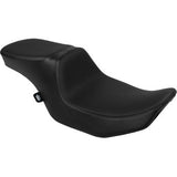 DRAG SPECIALTIES Predator 2-Up Seat - Solar Leather - Smooth - w/o Backrest - FLTR/FLHX '23-'24 0801-1951