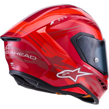 ALPINESTARS Helmet S-R7 A-Core Rd/Wh Gloss Ece06/Dot L 8203426-3182-L