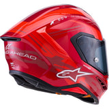 ALPINESTARS Helmet S-R7 A-Core Rd/Wh Gloss Ece06/Dot L 8203426-3182-L