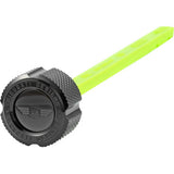 FIGURATI DESIGNS Performance Magnetic Oil Dipstick - Knurled - Black - Indian  FD01-MAGDSTS-KN-BLK