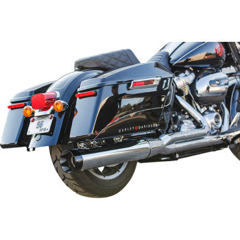 S&S CYCLE 2-into-1 Sidewinder Exhaust System - 50-State - Chrome - M8 Touring 550-0758