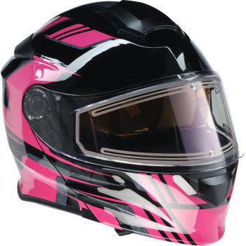 Z1R Solaris 2.0 Helmet - First Tracks - Electric - Dual Pane - Black/Pink - XL 0120-0847