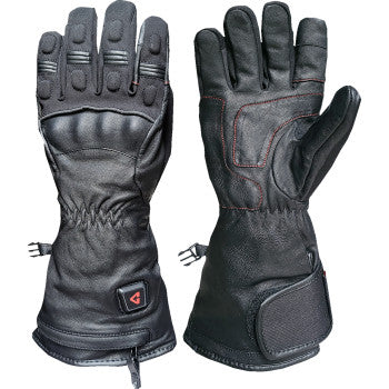 GERBING HEATED CLOTHING 7 V Hard Knuckle Battery Heated Gloves - Black - XS GERGVHK7VBXS
