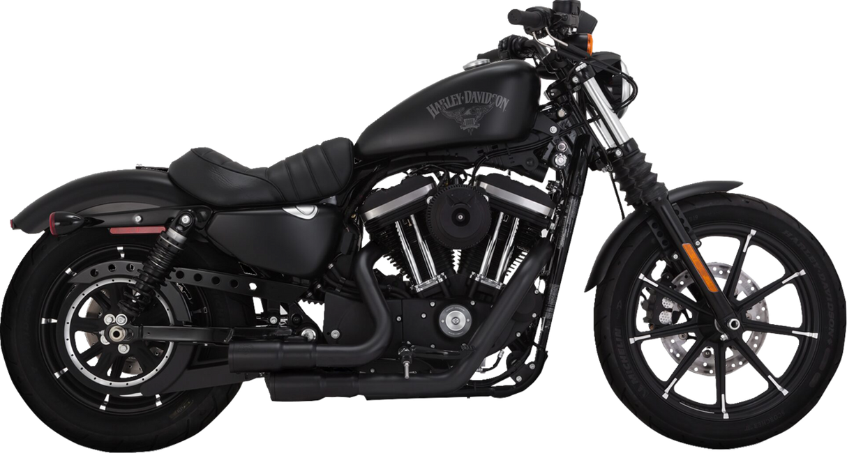 VANCE & HINES Mini Grenades Exhaust System - Black Iron  1200 /883  46374