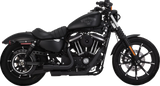VANCE & HINES Mini Grenades Exhaust System - Black Iron  1200 /883  46374