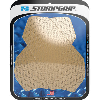 STOMPGRIP Traction Pad Tank Grips - Icon - Clear - GSX-R 600/750 55-14-0057C