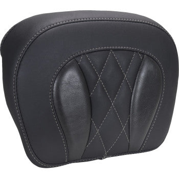 MUSTANG Chopped Tour-Pak® Pad - Gunmetal Stitching - FLH/FLT '23-'25 88440GM