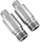 CYCLE VISIONS Chrome Fork Tube Extensions - 41 mm Diameter - Extends +2" CV7100