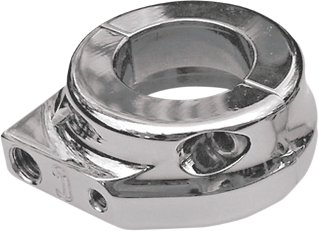 JOKER MACHINE Throttle Housing - Single Cable - Chrome 03-147