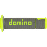 DOMINO A450 Grips - Domino - Gray/Fluorescent Yellow  A45041C5052