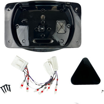 CUSTOM DYNAMICS Taillight Eliminator/License Plate Mount - Black CD-ELIM-TL-B