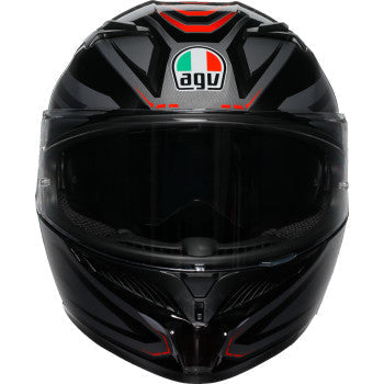 IN STOCK AGV K3 Helmet - Syth - Black/Red - Medium 2118381004-021-M