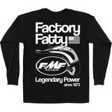FMF Factory Fatty Long-Sleeve T-Shirt - Black - Small HO25119900BLKSM