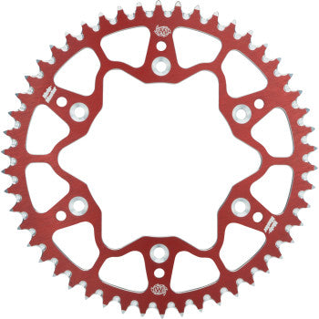 MOTO-MASTER 7075 Aluminum Rear Sprocket - 52 Tooth - Red 620122352