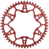 MOTO-MASTER 7075 Aluminum Rear Sprocket - 52 Tooth - Red 620122352