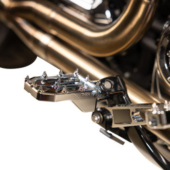 THRASHIN SUPPLY CO. Aggressor Foot Pegs - Rear - Chrome - HD '72-'25 TSC-2022-3-D