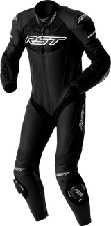 RST TRACTECH EVO D3O SUIT BLK/WHI LEATHER LG - 556-3634144