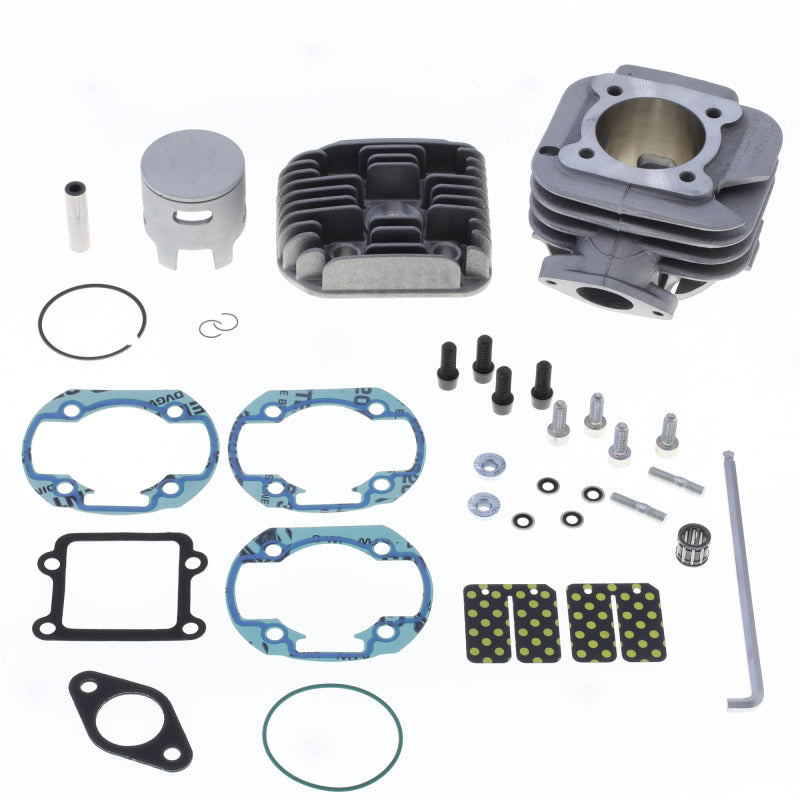 Athena Garelli SR 50 Bore 47.6mm Bore Pin 10mm Bore Flat Head Piston Big Bore Cylinder Kit w/Head P400485100089