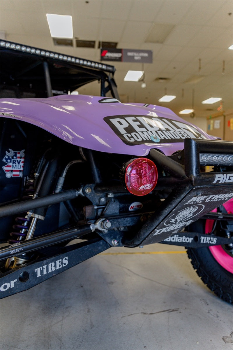 Rigid Industries x SHREDDY 360-Series 4in Lights w/Wt Bcklght (2) + 6 Covers (2 Pink/2 Teal/2 Blk) 36117-SHREDDY
