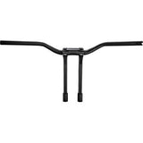 PERFORMANCE MACHINE (PM) Phatbar & Riser Kit - Internal Wiring/Gauge Mount Holes - 11-1/2" - Black Ops 0208-2197M-SMB
