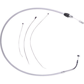 DRAG SPECIALTIES Quick Connect Clutch Cable - Upper - Stainless Steel 0652-3189