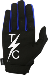 THRASHIN SUPPLY CO. Stealth Gloves - Black/Blue - Large SV1-04-10