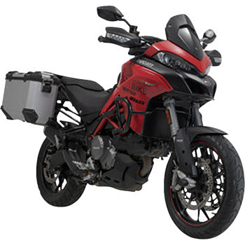 SW-MOTECH TRAX ADV Aluminum Case System - Silver - Ducati Multistrada 950/1200/1260/V2 '15-'24 KFT.22.114.70002/S