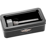 FIGURATI DESIGNS Transmission Oil Dipstick - Magnetic - Knurled - Silver - Twin Cam  FD01-MAGTD-KN-SS