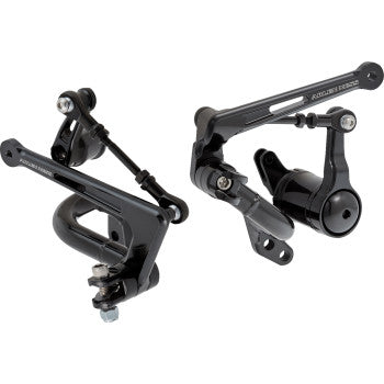 ARLEN NESS Mid Controls - Black - FLT  Glide  2000-2007 420-129