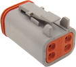 NAMZ Deutsch Plug - 4 Pin - Gray DP-4G