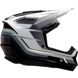Z1R Dirt Maxx Helmet - Vortex - Black/White/Gray - 2XL 0110-9351