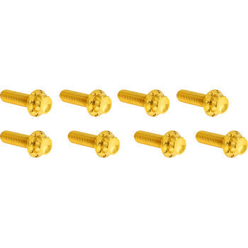 ARLEN NESS Bolt Kit - Lifter Block - 12-Point - Titanium - Gold 300-937
