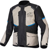 ALPINESTARS Andes Air Drystar® Jacket - Black/Laurel Gray/Bright Blue - Small 3207924-1479-S