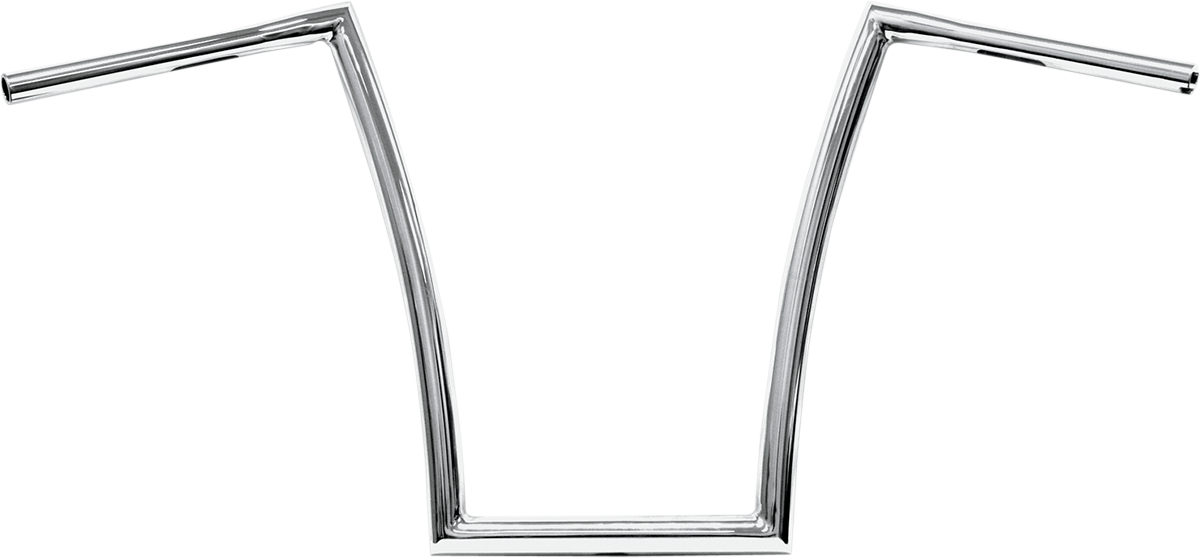 TODD'S CYCLE Handlebar - Strip - Fat Bobber - 1-1/4" - 17" Rise - Chrome 0601-2722