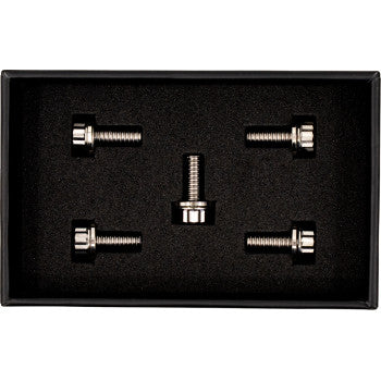 TRASK Bitchin' Bolts Hardware Kit - Titanium - M8 - Derby Cover TM-1050-A
