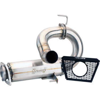 TRINITY RACING Center Exit Slip-On Muffler - Stainless Steel - RZR Pro R  2022-2025 TR-4185S