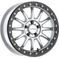 RACELINE WHEELS Wheel - Alpha - Front/Rear - Hyper Silver/with Black Ring - 17x7 - 4/156 - +25 mm A14SB-77056+25