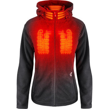 GERBING HEATED CLOTHING Women's 7V Thermite Fleece Heated Jacket 2.0 - Gray - 2XL GER-TFJKT-7V-W-G-XXL