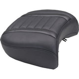MUSTANG Deluxe Passenger Seat - Wide - Black Stitch - FLT/FLH '23-'25 88420