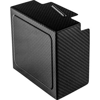 SADDLEMEN Battery Cover - Carbon Fiber - Gloss Black CF-899-04-002