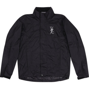 THRASHIN SUPPLY Mission Rain Jacket - Black - Medium . TMJ-15-09