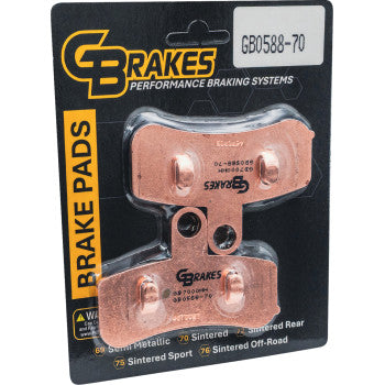 GBRAKES Brake Pad - Sintered - Front GB0588-70