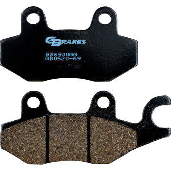 GBRAKES Brake Pads Semi-Metallic  GB0520-69
