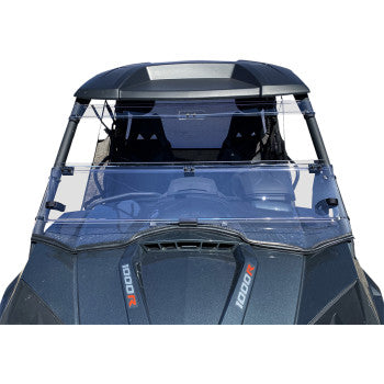 MOOSE OFFROAD Full Folding Windshield - Deluxe - Commander V000352-12200M
