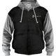 GERBING HEATED CLOTHING 7 V Battery Heated Hoodie - Black - XL GERHDY7VUNIBLKXL