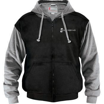 GERBING HEATED CLOTHING 7 V Battery Heated Hoodie - Black - Small GERHDY7VUNIBLKS