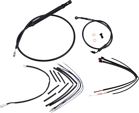 BURLY BRAND Control Kit - 16" Ape Hanger Handlebars B30-1256