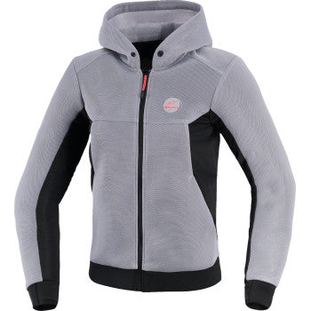 ALPINESTARS Stella Chrome Super Airflow Hoodie - Mid Gray/Black/Pink - 2XL 4210126-9299-2XL