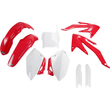 UFO Body Kit - OEM Red/White - Honda - CRF '05-'06 HOKIT108F@999