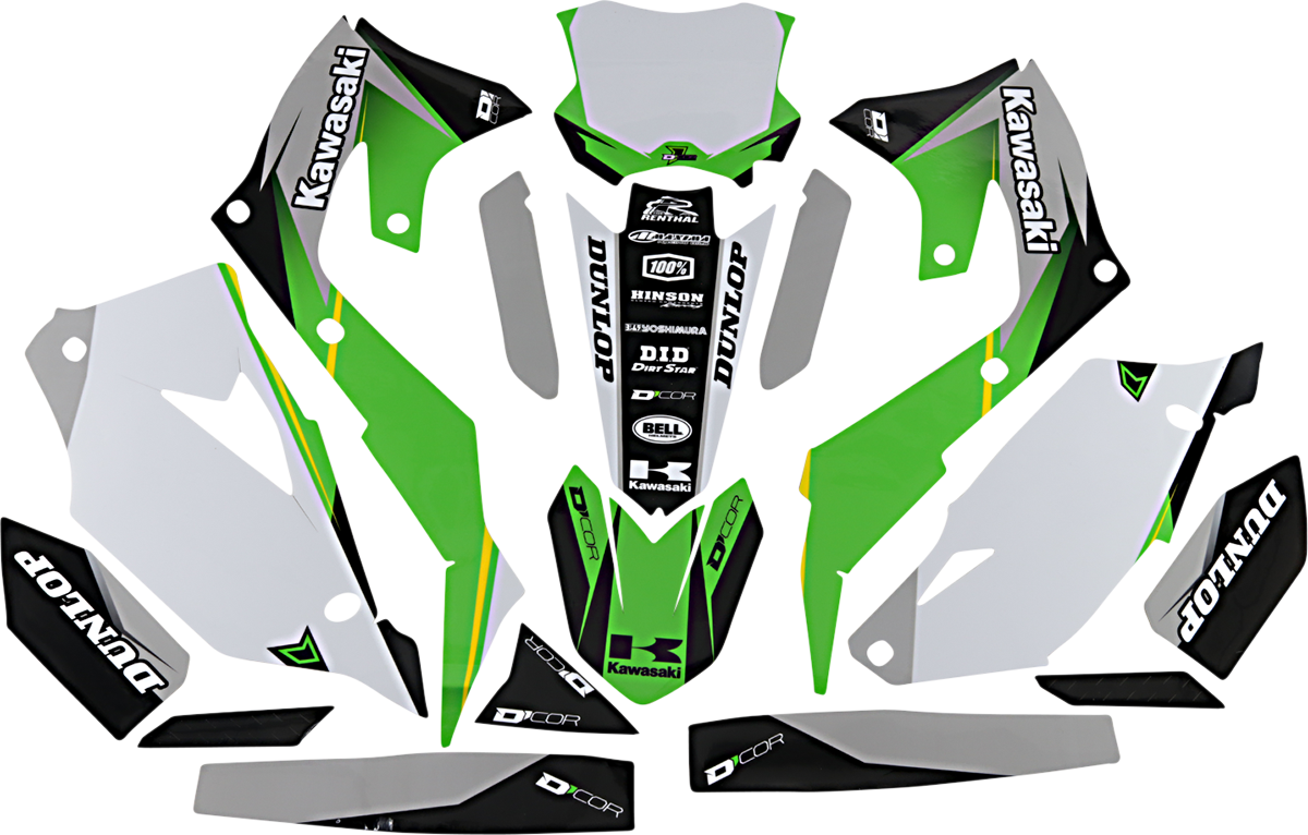 D'COR VISUALS Graphic Kit - Kawasaki 20-20-462